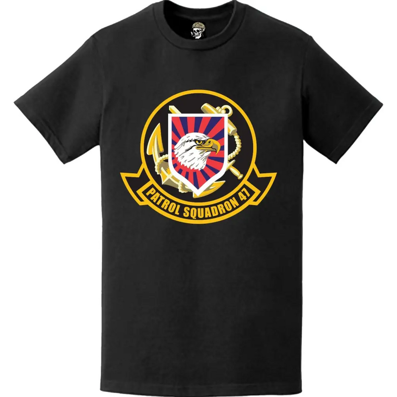 哨戒飛行隊47 (VP-47) ディストレスト パッチロゴ デカール エンブレム Tシャツ