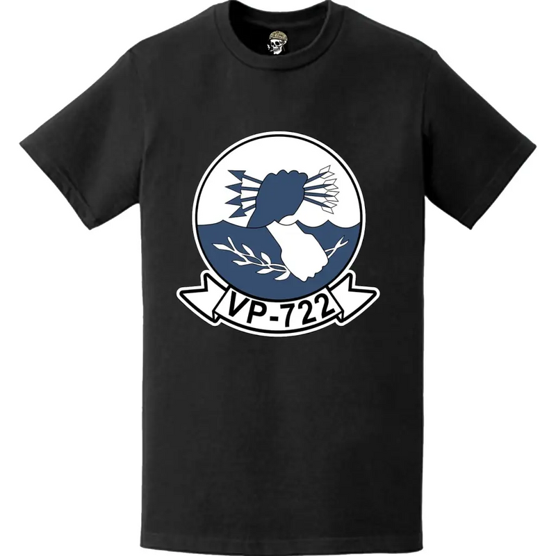 Patrol Squadron 722 (VP-722) Patch Logo Decal Emblem Chest T-Shirt