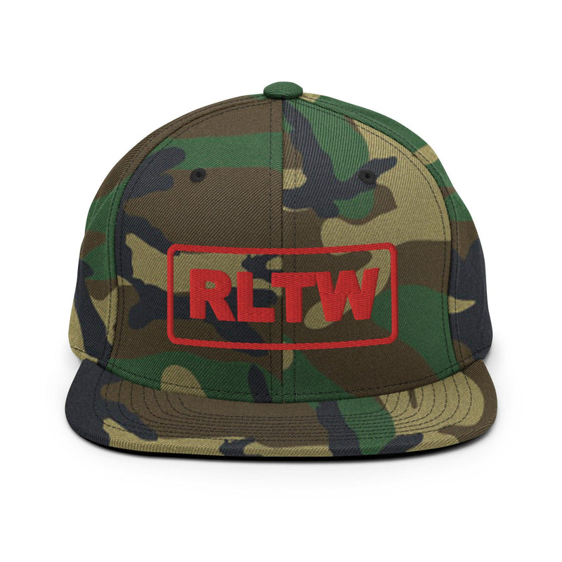 RLTW Rangers Lead the Way Embroidered Jungle Camo Snapback Hat