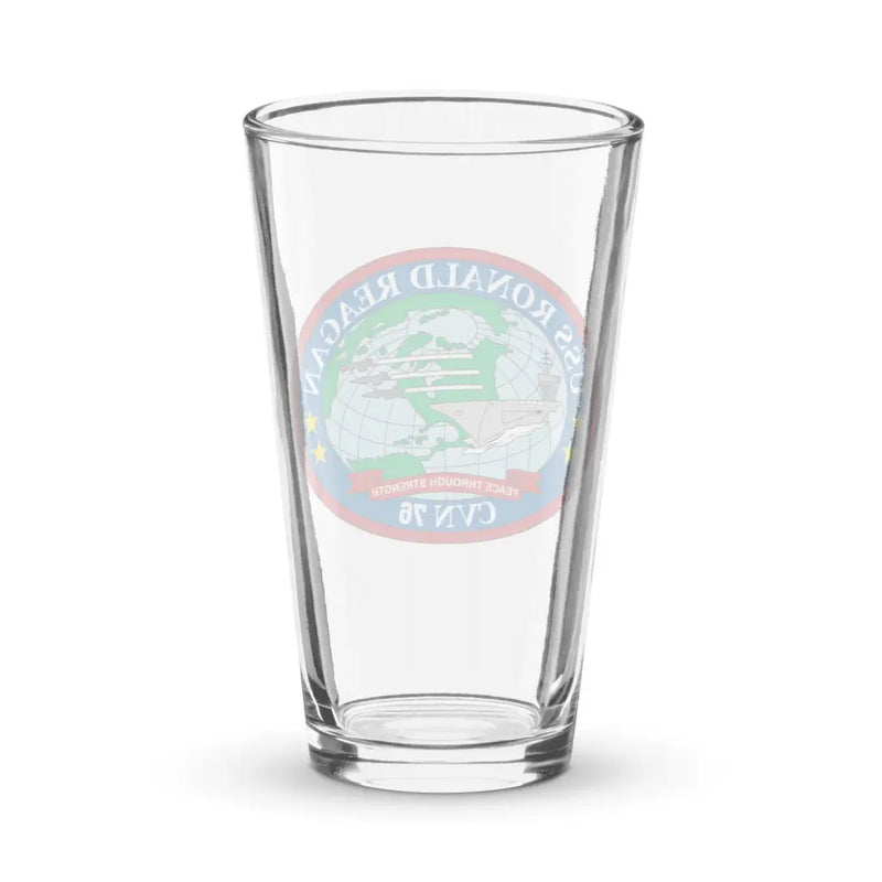 USS Ronald Reagan (CVN-76) Beer Pint Glass