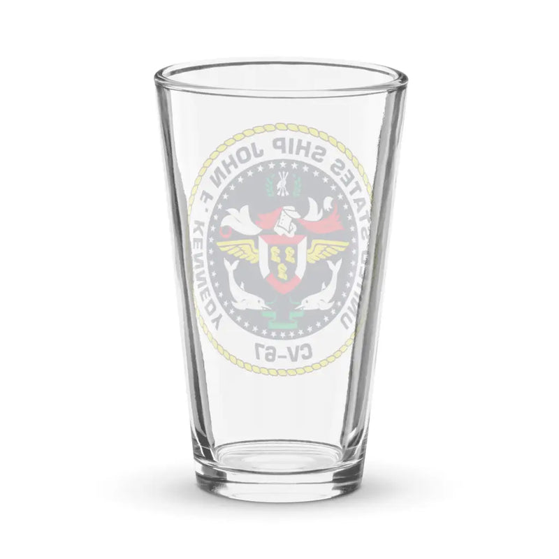 USS John F. Kennedy (CV-67) Beer Pint Glass