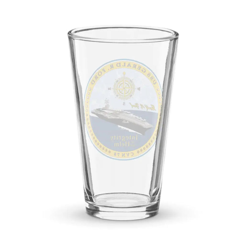 USS Gerald R. Ford (CVN-78) Beer Pint Glass