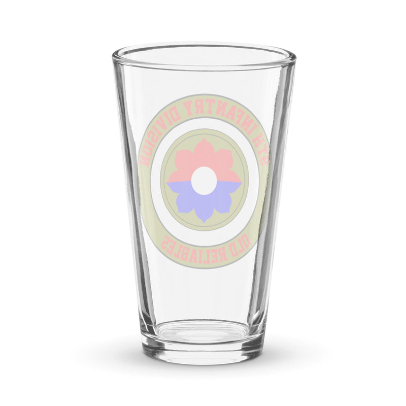 9th Infantry Division Old Reliables Beer Pint Glass