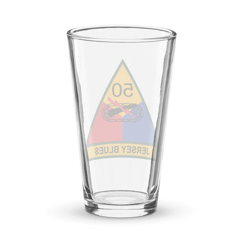 50th Armored Division Beer Pint Glass