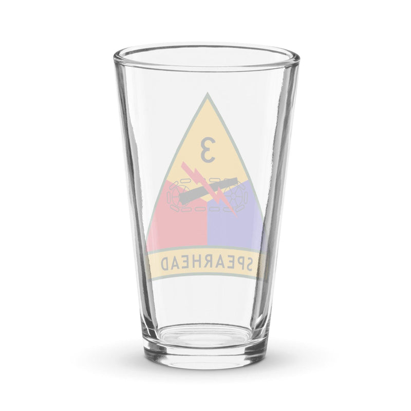 3rd Armored Division Beer Pint Glass