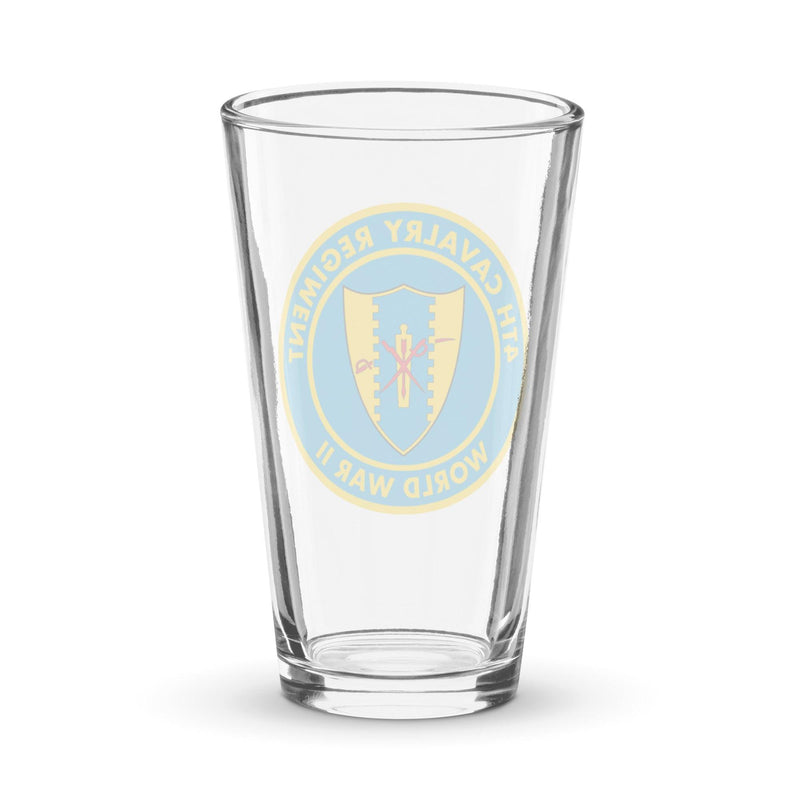 4th Cavalry Regiment WW2 Veteran Beer Pint Glass