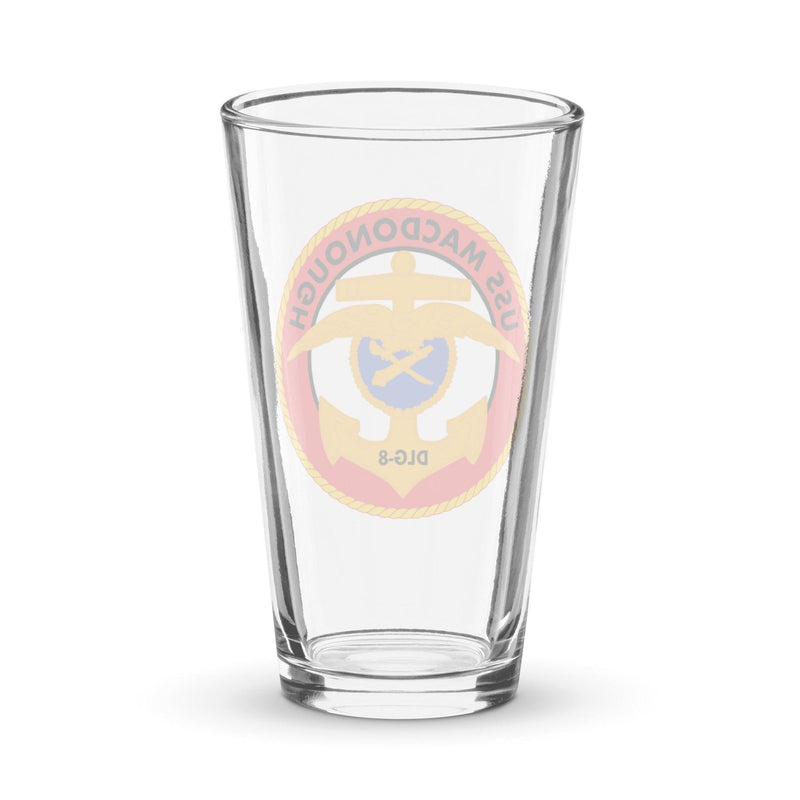 USS Macdonough (DLG-8) Beer Pint Glass