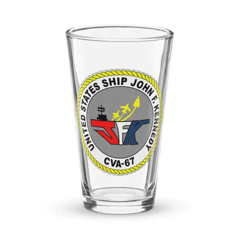 USS John F. Kennedy (CVA-67) Beer Pint Glass