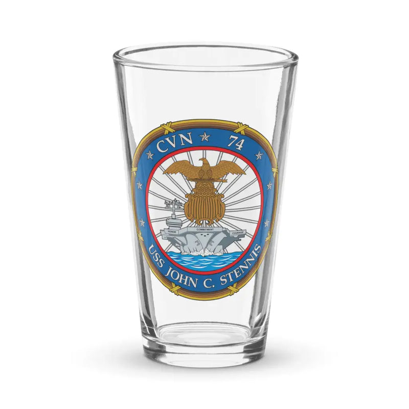 USS John C. Stennis (CVN-74) Beer Pint Glass
