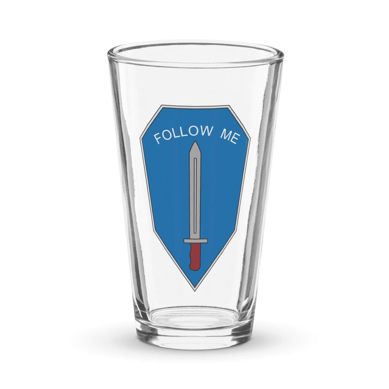 U.S. Infantry School Logo Beer Pint Glass