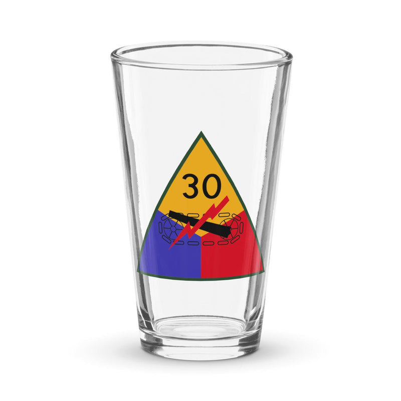 30th Armored Division Beer Pint Glass