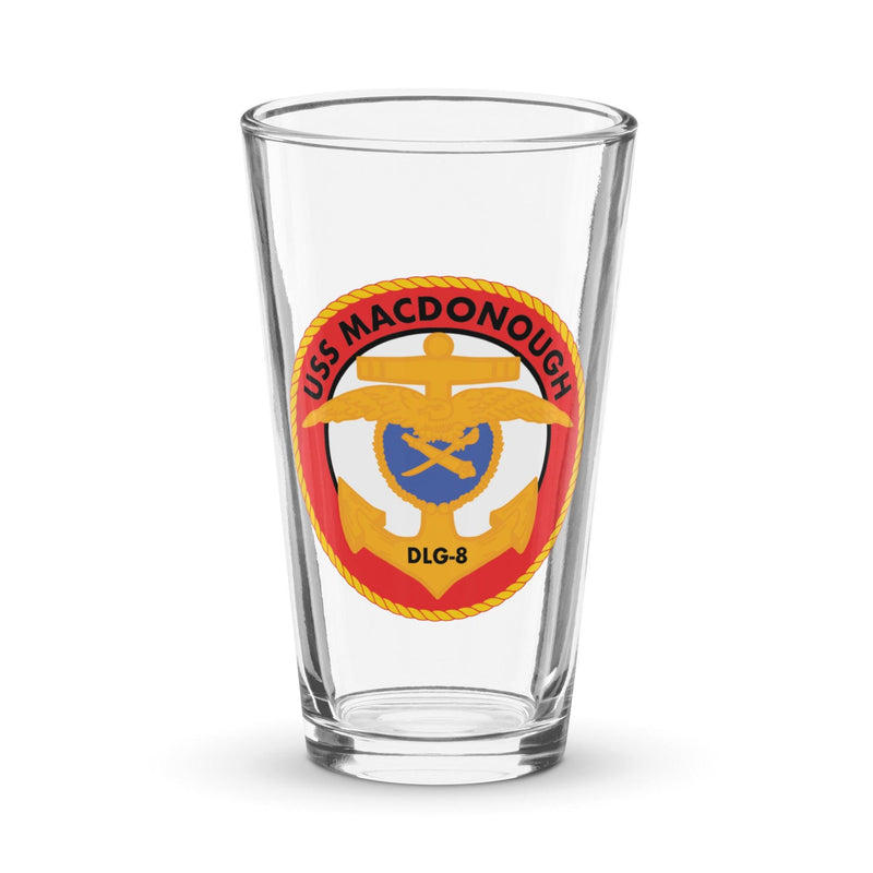 USS Macdonough (DLG-8) Beer Pint Glass