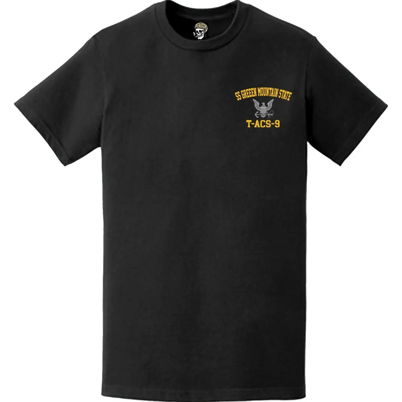 SS Green Mountain State (T-ACS-9) Left Chest T-Shirt