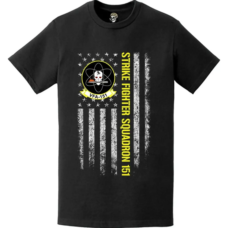 Strike Fighter Squadron 151 (VFA-151) American Flag T-Shirt