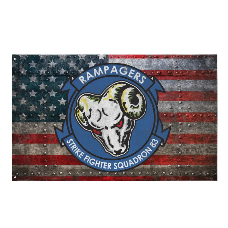 Strike Fighter Squadron 83 (VFA-83) Indoor Wall Flag