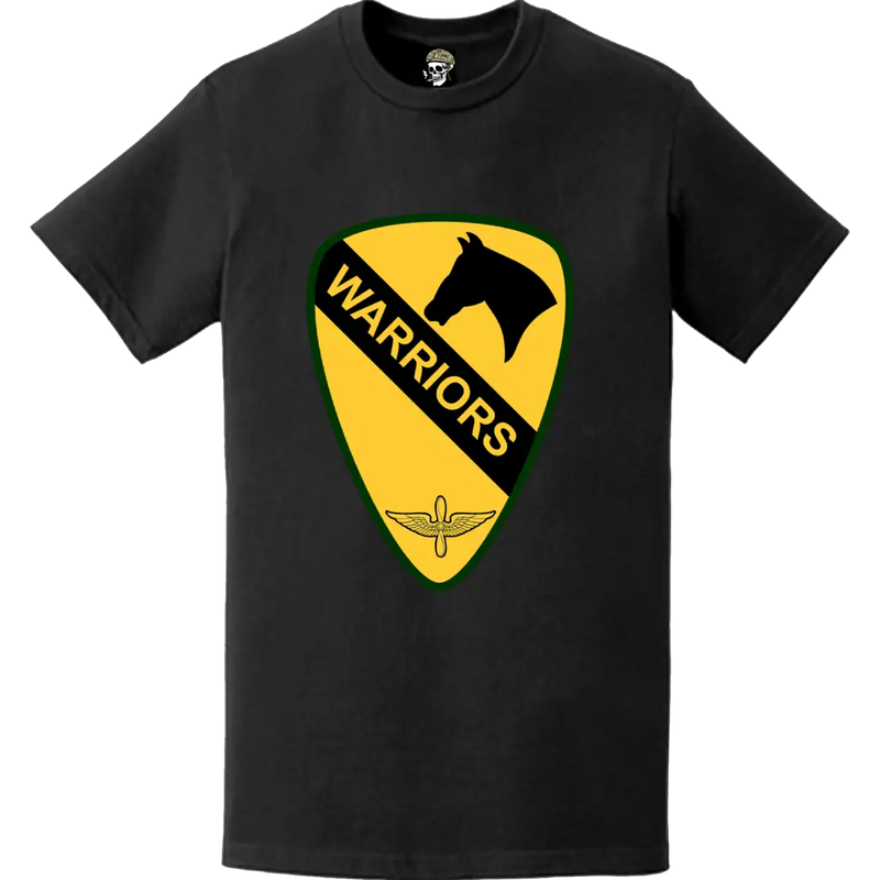 U.S. Army 1st Air Cavalry Brigade "Warriors" Logo Emblem T-Shirt