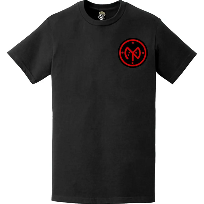 U.S. Army 27th Infantry Division (27th ID) SSI Logo Left Chest T-Shirt