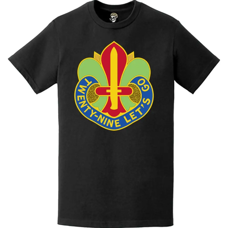 U.S. Army 29th Infantry Division (29th ID) DUI Logo T-Shirt