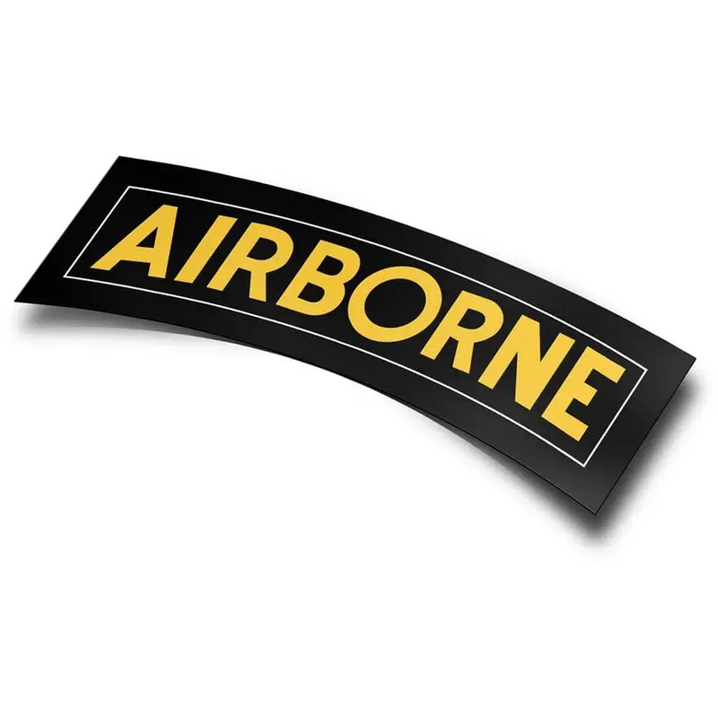 U.S. Army Airborne Tab Die-Cut Vinyl Sticker Decal