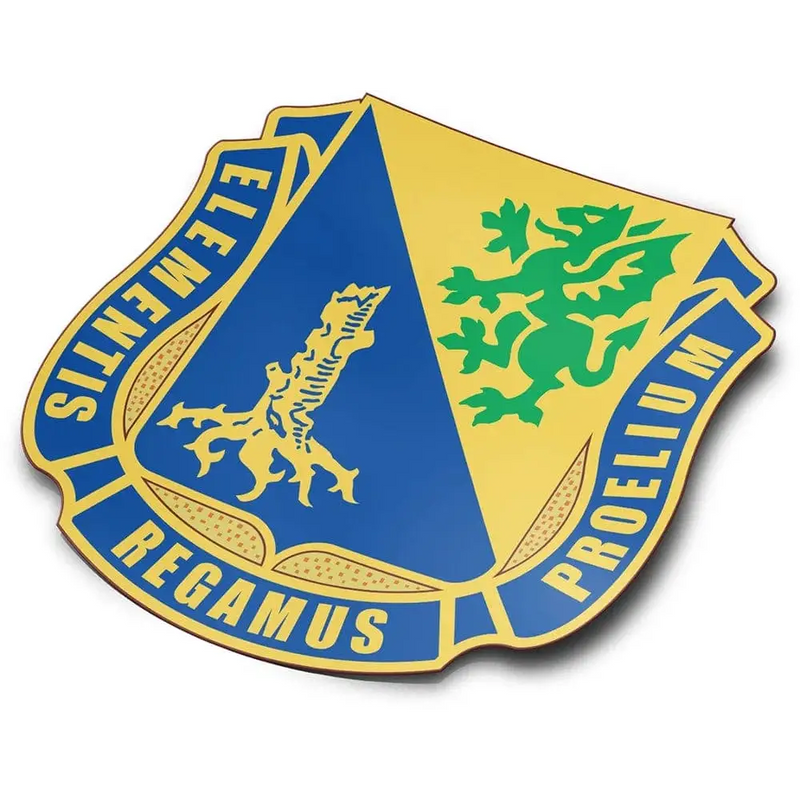 U.S. Army Chemical Corps Branch Emblem Die-Cut Vinyl Sticker Decal