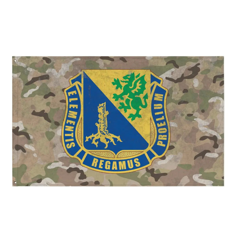 U.S. Army Chemical Corps OCP Camo Indoor Wall Flag