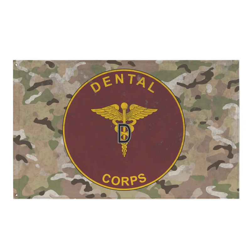 U.S. Army Dental Corps Branch Plaque OCP Camo Indoor Wall Flag