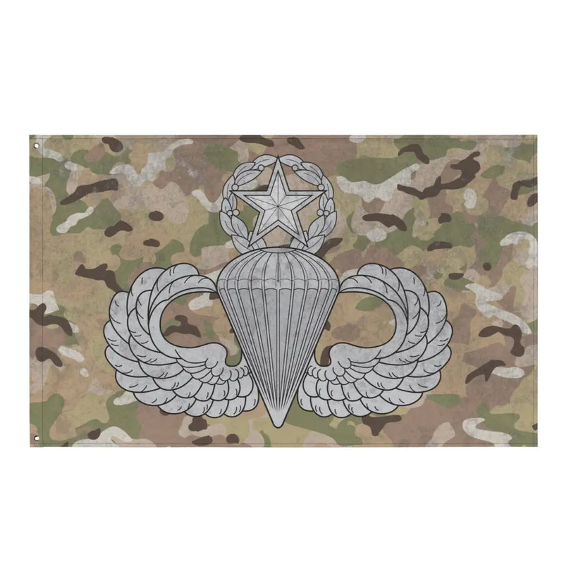 U.S. Army Master Paratrooper Wings Indoor Wall Flag