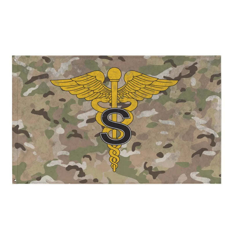 U.S. Army Medical Specialist Corps Branch Emblem Indoor Wall Flag