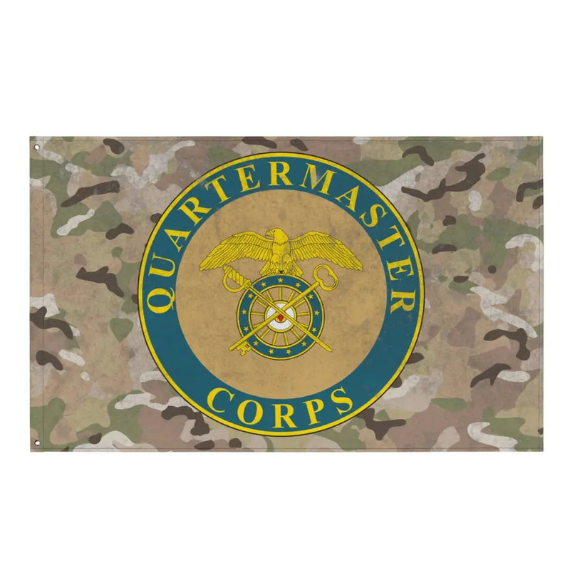 U.S. Army Quartermaster Corps Logo Emblem Indoor Wall Flag