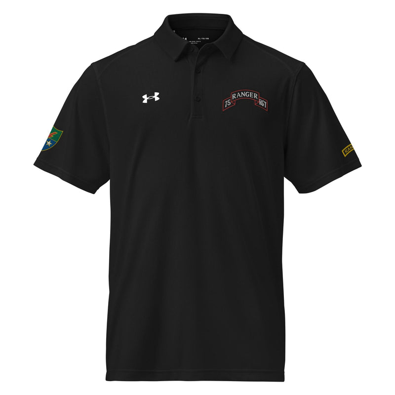 75th Ranger Regiment Tab Embroidered Under Armour® Men's Polo