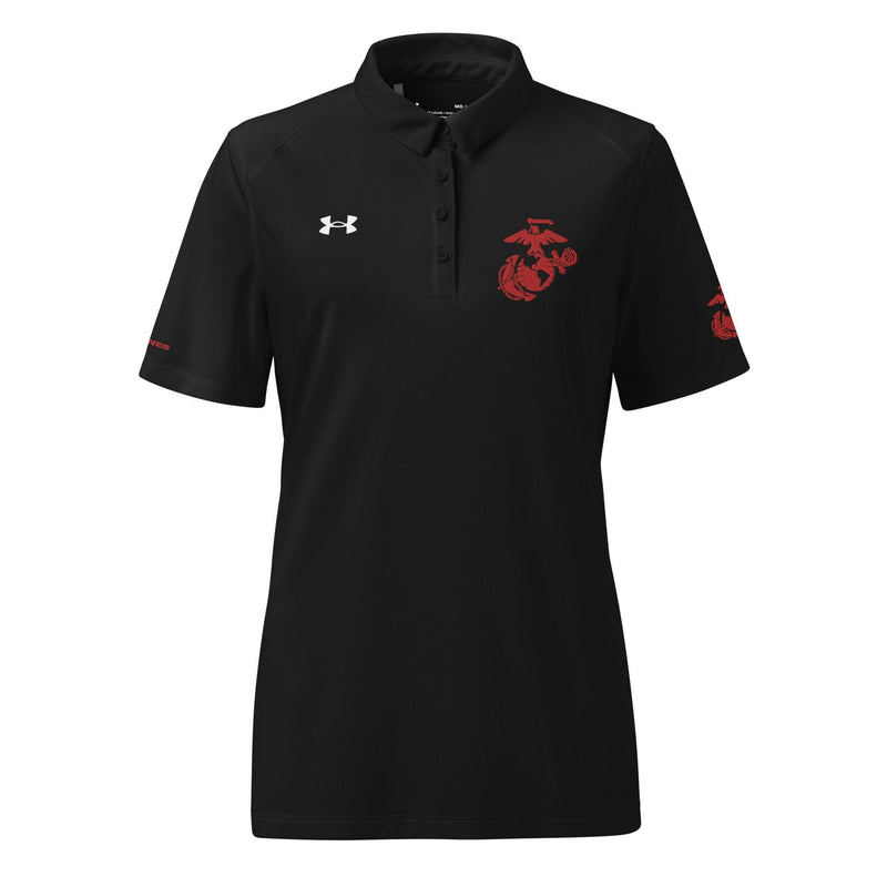 U.S. Marine Corps Red EGA Embroidered Under Armour® Women's Polo