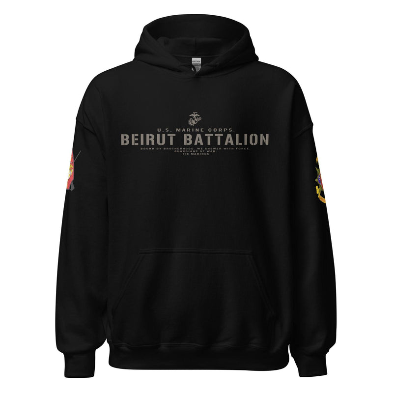 1/8 Marines "Beirut Battalion" Unit Motto Unisex Hoodie