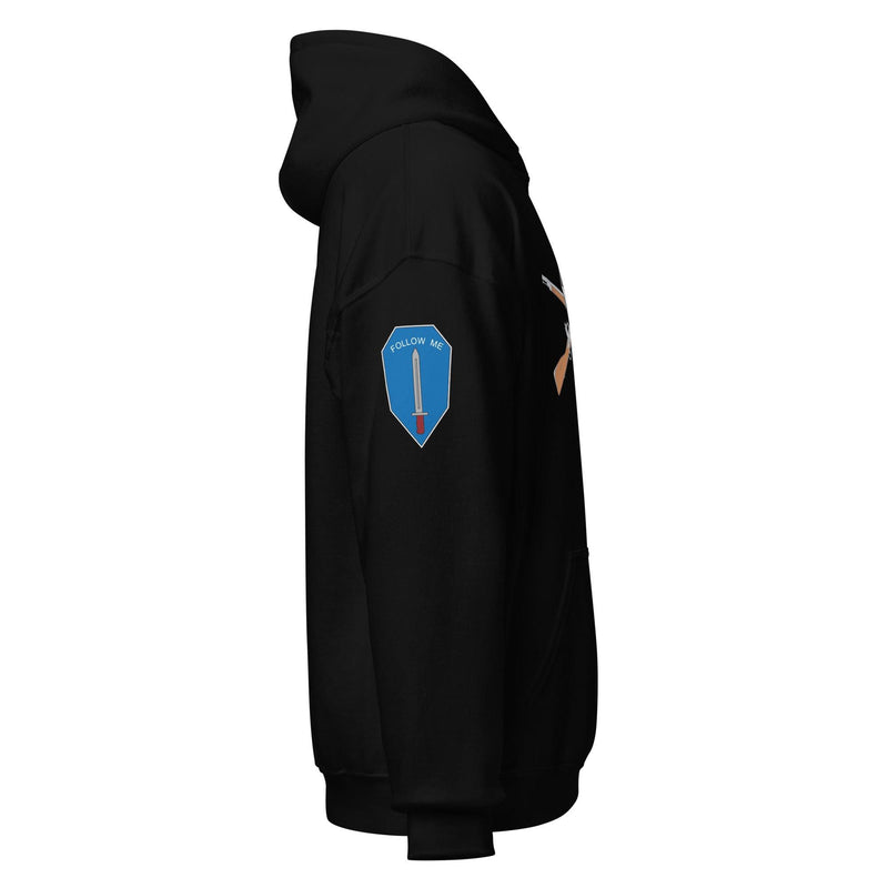 U.S. Army Infantry Branch 'Follow Me' Crossed Rifles Unisex Hoodie