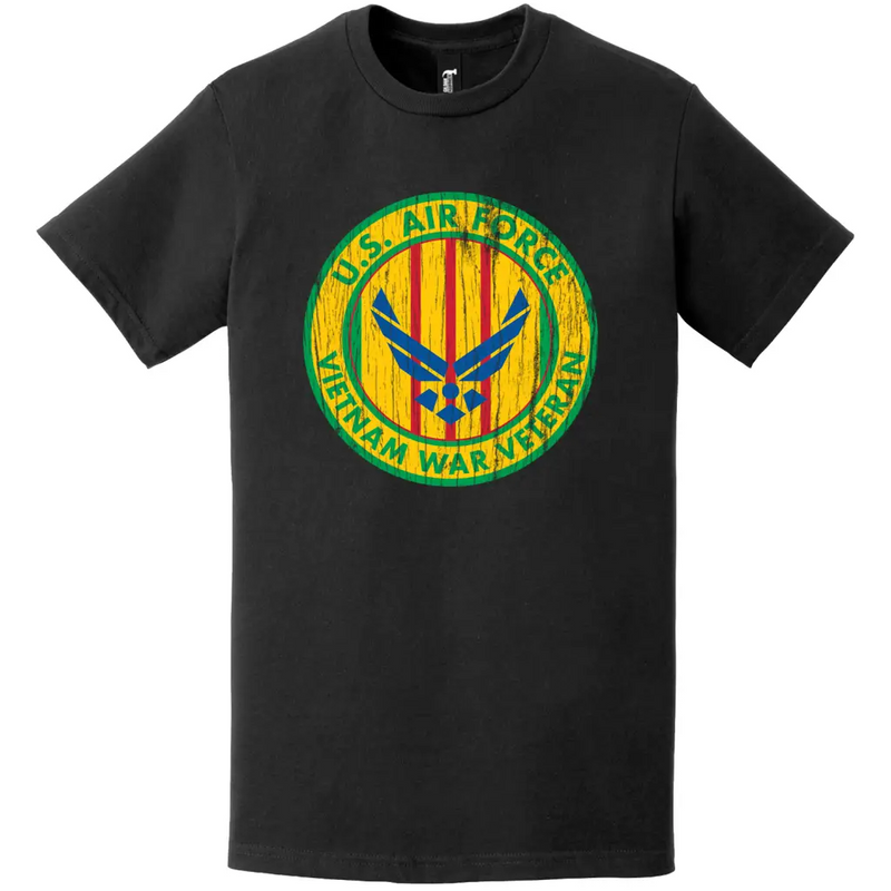 Distressed U.S. Air Force Vietnam Veteran T-Shirt