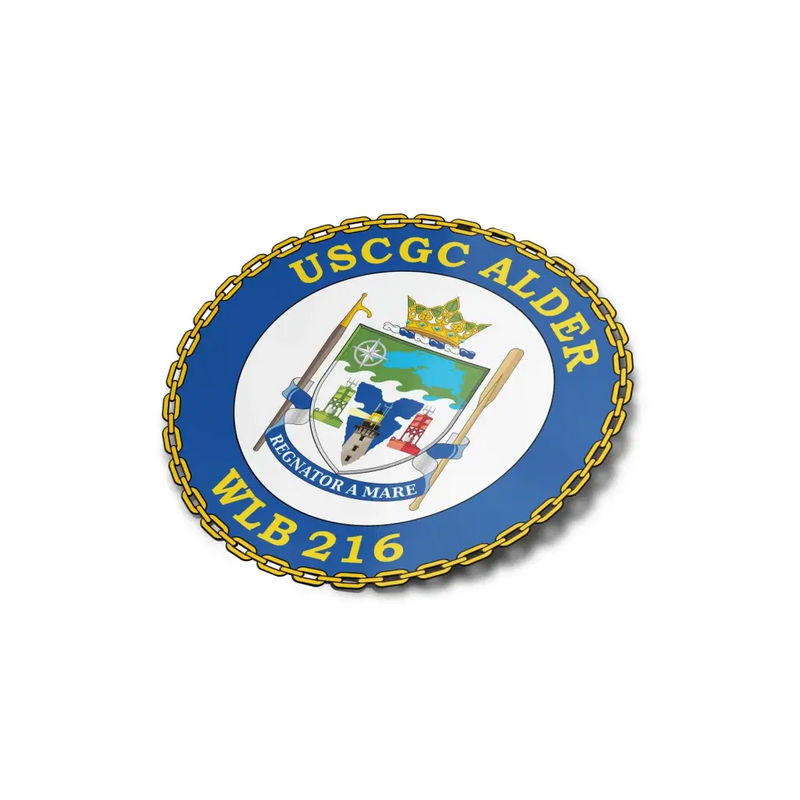 USCGC Alder (WLB-216) Die-Cut Vinyl Sticker Decal