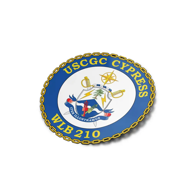 USCGC Cypress (WLB-210) Die-Cut Vinyl Sticker Decal