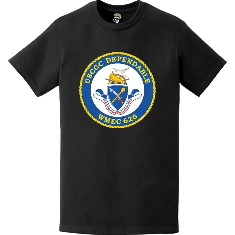 USCGC Dependable (WMEC-626) Ship's Crest Emblem Logo T-Shirt