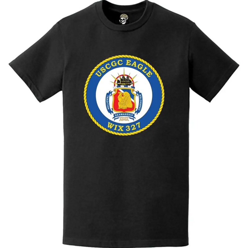 米国沿岸警備隊カッター イーグル (WIX-327) 船の紋章 エンブレム ロゴ Tシャツ