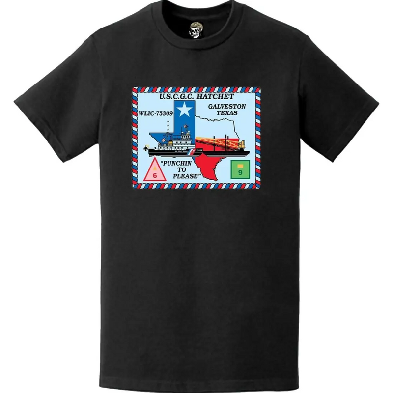USCGC Hatchet (WLIC-75309) Ship's Crest Emblem Logo T-Shirt