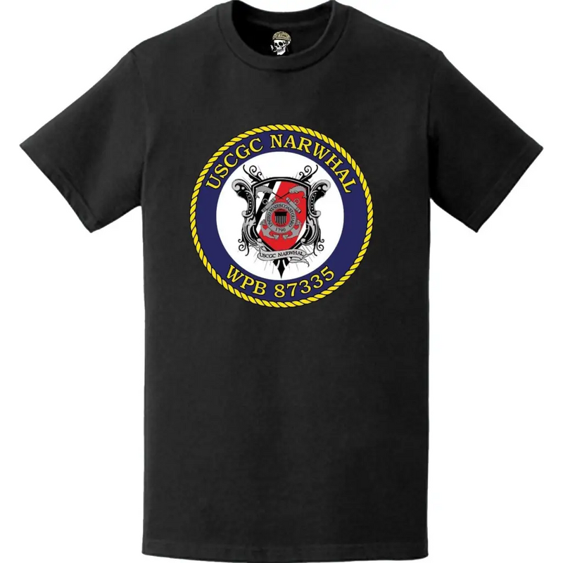 USCGC Narwhal (WPB-87335) Ship's Crest Emblem Logo T-Shirt