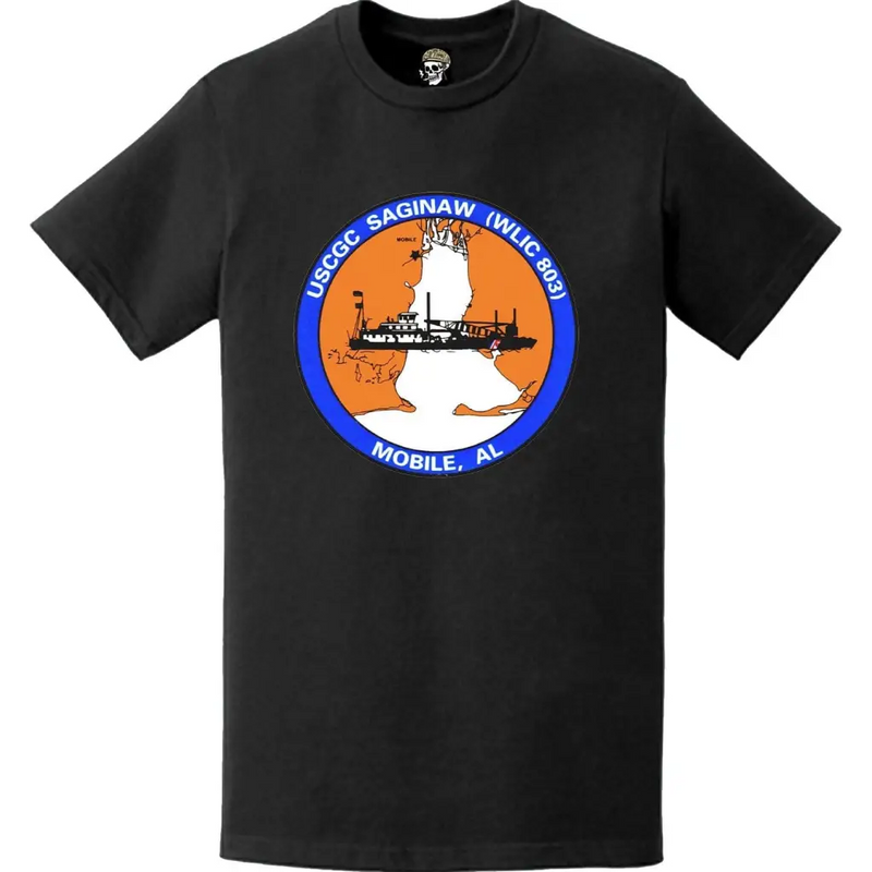 USCGC Saginaw (WLIC-803) Ship's Crest Emblem Logo T-Shirt