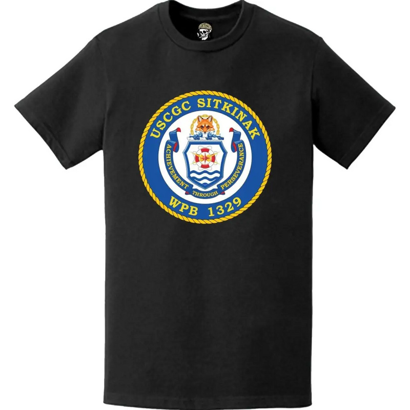 USCGC Sitkinak (WPB-1329) Ship's Crest Emblem Logo T-Shirt