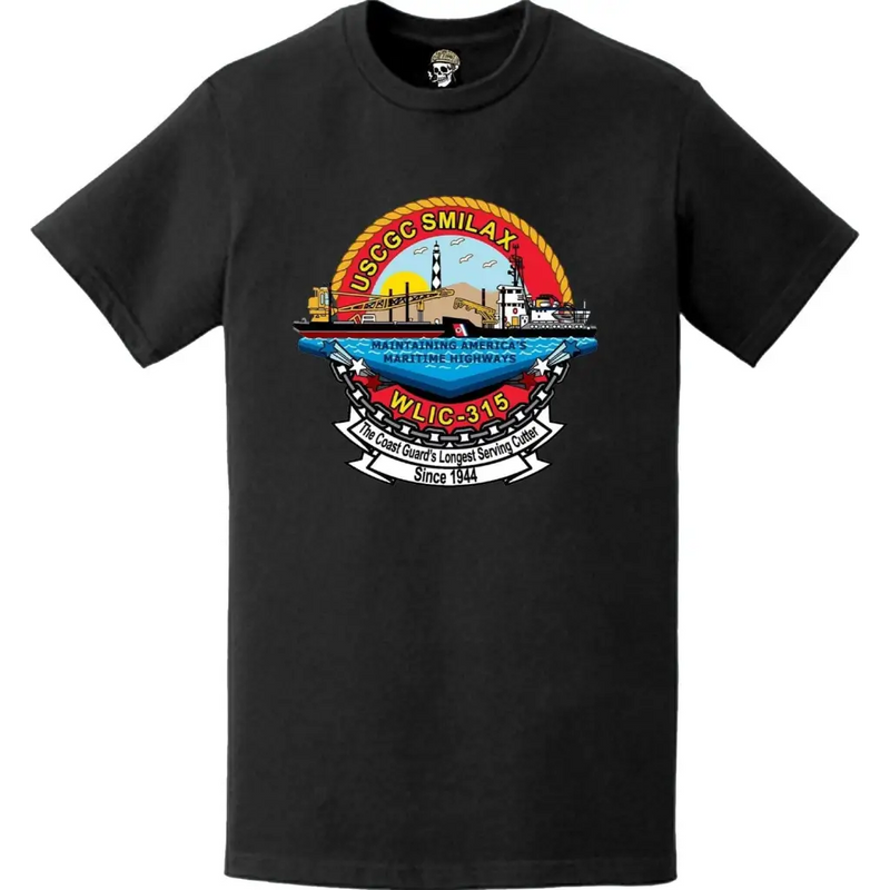USCGC Smilax (WLIC-315) Ship's Crest Emblem Logo T-Shirt