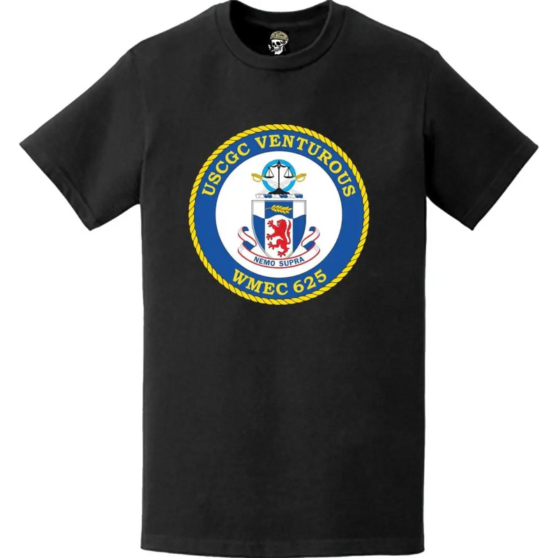USCGC Venturous (WMEC-625) Ship's Crest Emblem Logo T-Shirt