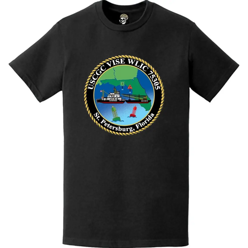 USCGC Vise (WLIC-75305) Ship's Crest Emblem Logo T-Shirt