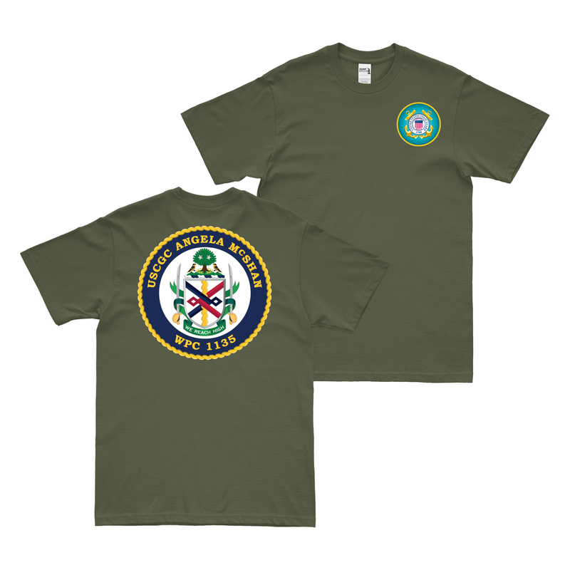 Double-Sided USCGC Angela McShan (WPC-1135) T-Shirt