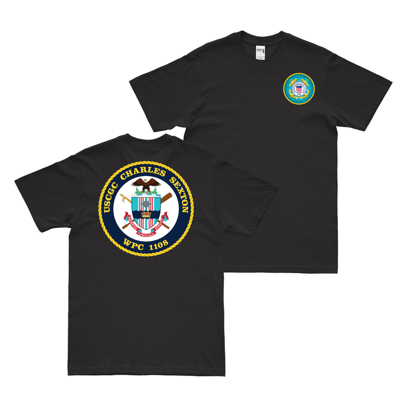 Double-Sided USCGC Charles Sexton (WPC-1108) T-Shirt