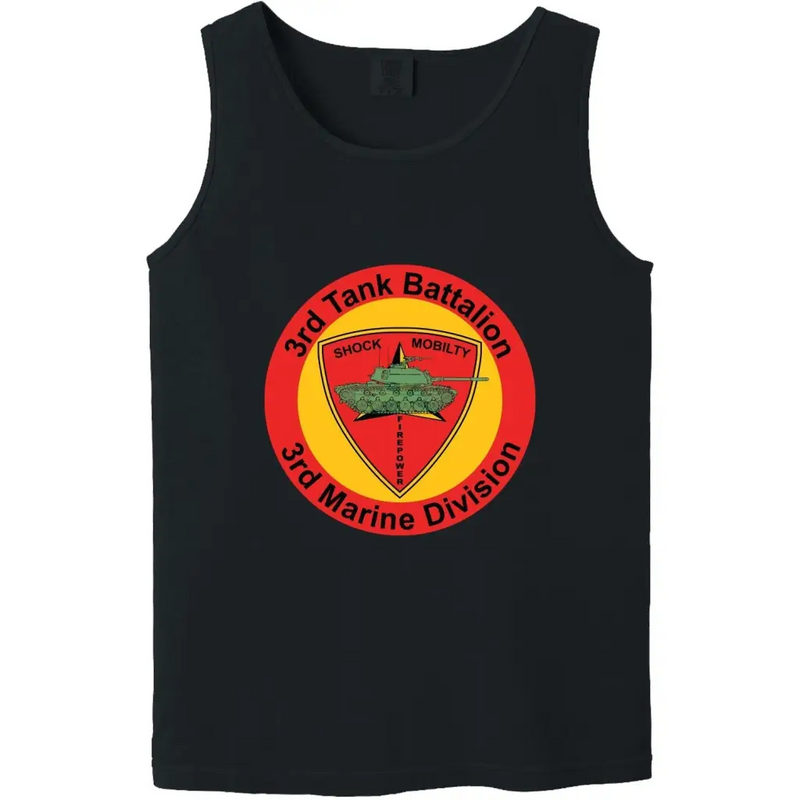 3rd Tank Battalion USMC Logo Emblem Tank Top
