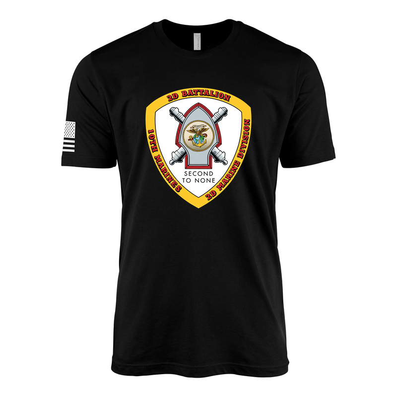 2nd Battalion 10th Marines Sailor Jerry Style T-Shirt