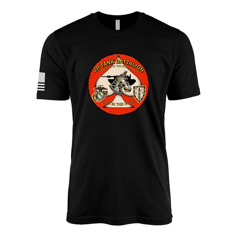 2nd Tank Battalion Strike Flash Sailor Jerry Style T-Shirt